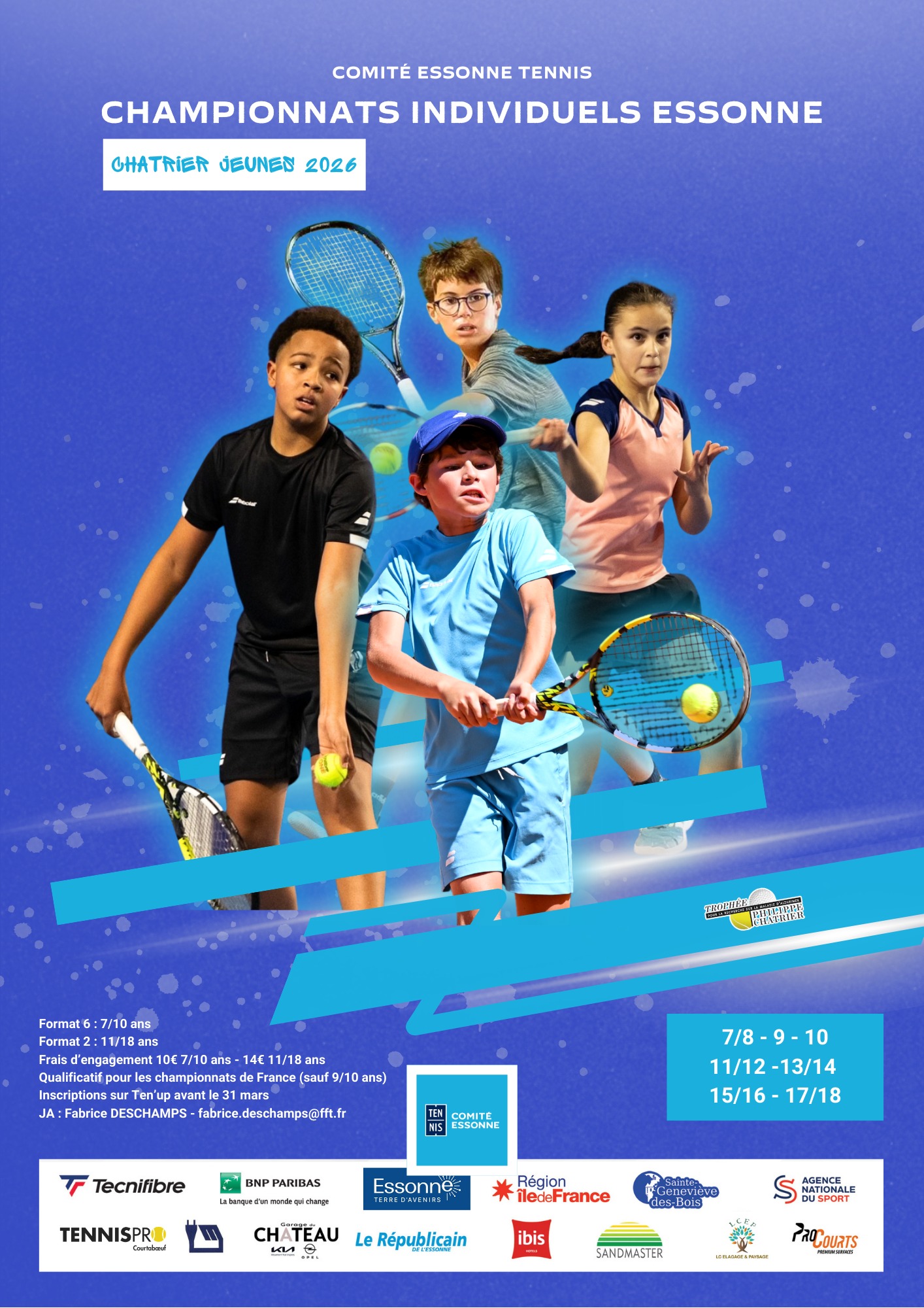 CHANPIONNATS INDIVIDUELS DE TENNIS ESSONNE 2026